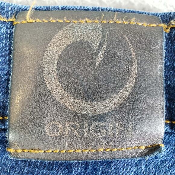 Origin Od68 Delta 68 Straight Leg Stretch Jeans Mens Size 40X30 Blue Dark Wash - Picture 5 of 14